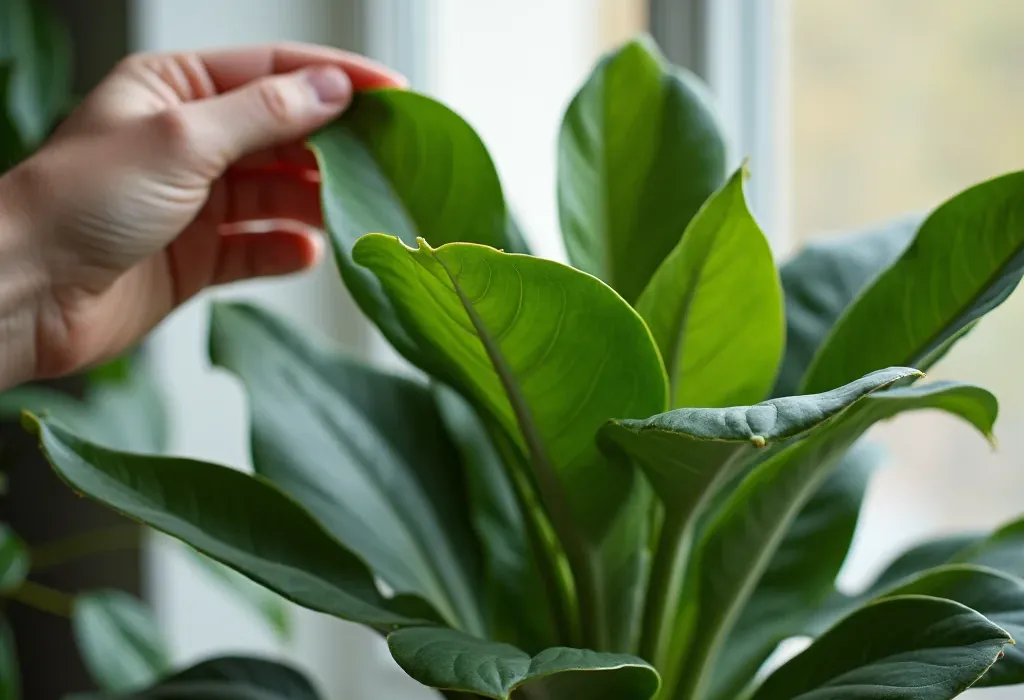Calathea-Blätter rollen sich ein: Was bedeutet das?